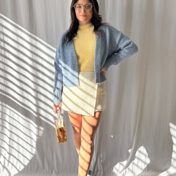 Sage The Label | Rhia Knit Open Cardigan | Blue - Picture 3 of 16